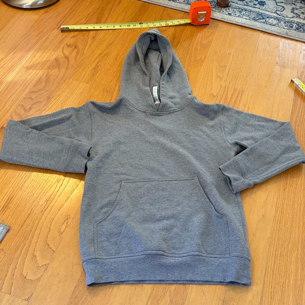 Lululemon All Yours Hoodie *Terry Heathered core medium grey size 4 LW3DH6S
